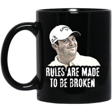 Rules Broken Black Mug 11oz (2-sided)