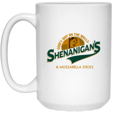 Shenanigans White Mug 15oz (2-sided)