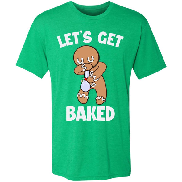 Get Baked Christmas Premium Triblend Tee