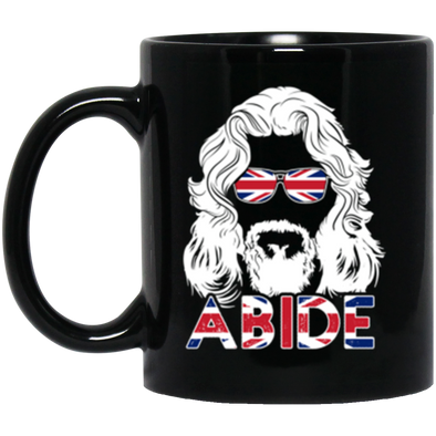Abide UK Black Mug 11oz (2-sided)