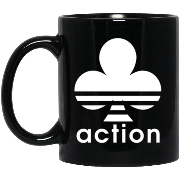Action Black Mug 11oz (2-sided)
