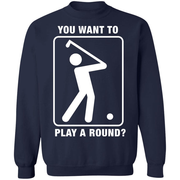 Play A Round Crewneck Sweatshirt