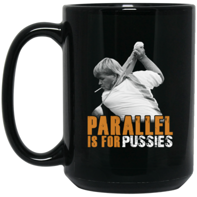 Past Parallel Black Mug 15oz (2-sided)
