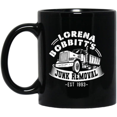 Junk Removal Black Mug 11oz (2-sided)