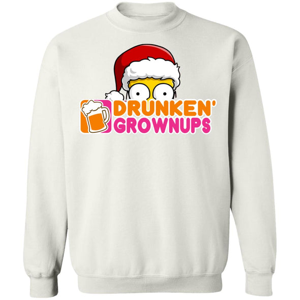 Drunken Grownups Christmas Crewneck Sweatshirt