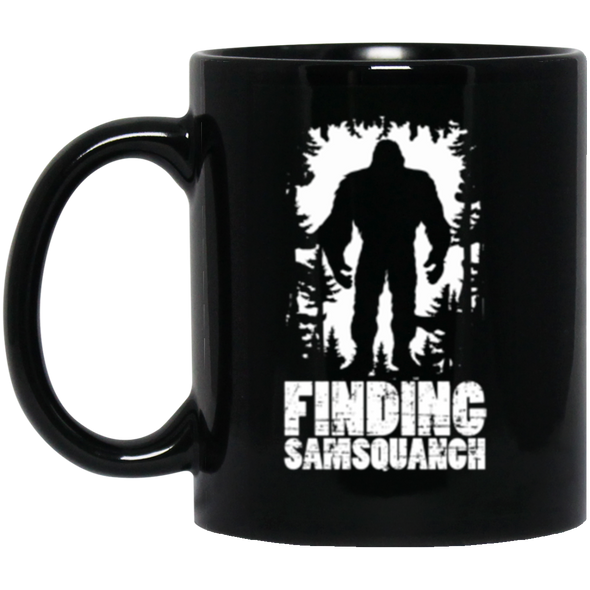Finding Samsquanch Black Mug 11oz (2-sided)