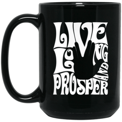 Prosper Retro Black Mug 15oz (2-sided)