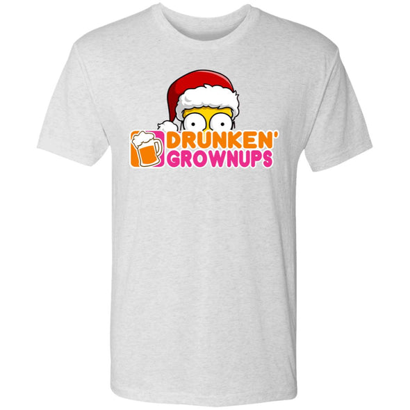 Drunken Grownups Christmas Premium Triblend Tee