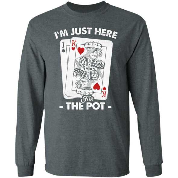 Here For The Pot Heavy Long Sleeve