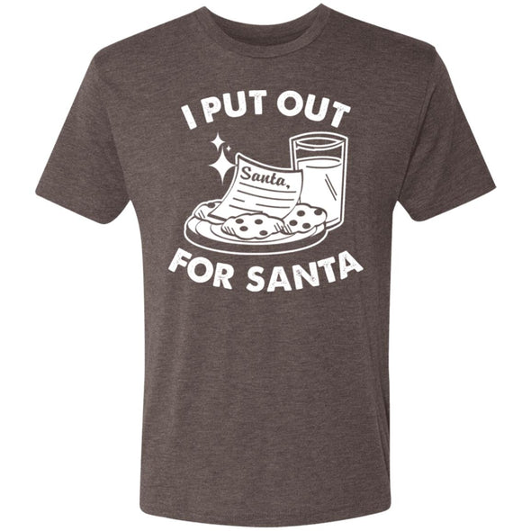 I Put Out For Santa Premium Triblend Tee