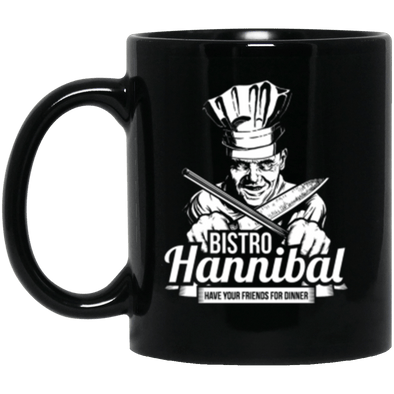 Bistro Hannibal Black Mug 11oz (2-sided)