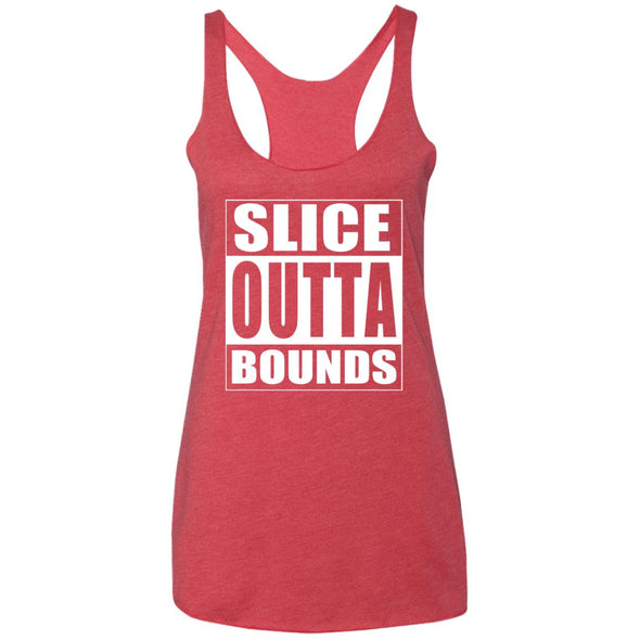 Slice Outta Bounds Ladies Racerback Tank