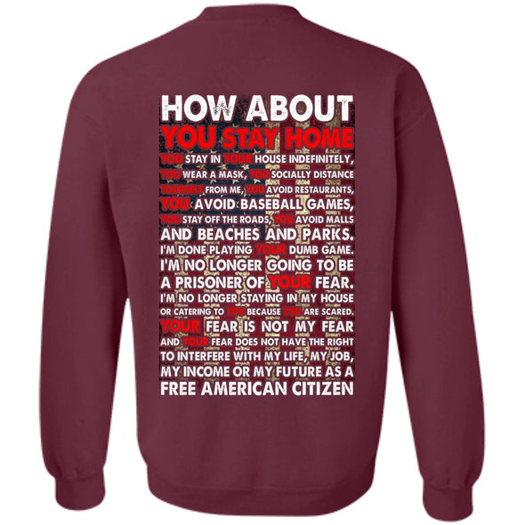 Free American Citizen Crewneck Sweatshirt