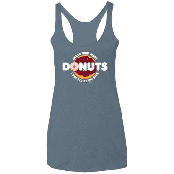 Donuts Ladies Racerback Tank
