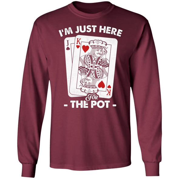Here For The Pot Heavy Long Sleeve