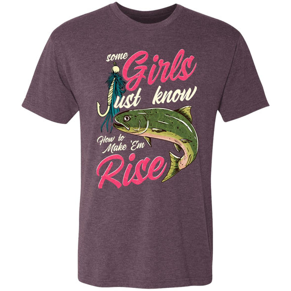 Girls Make Em' Rise Premium Triblend Tee