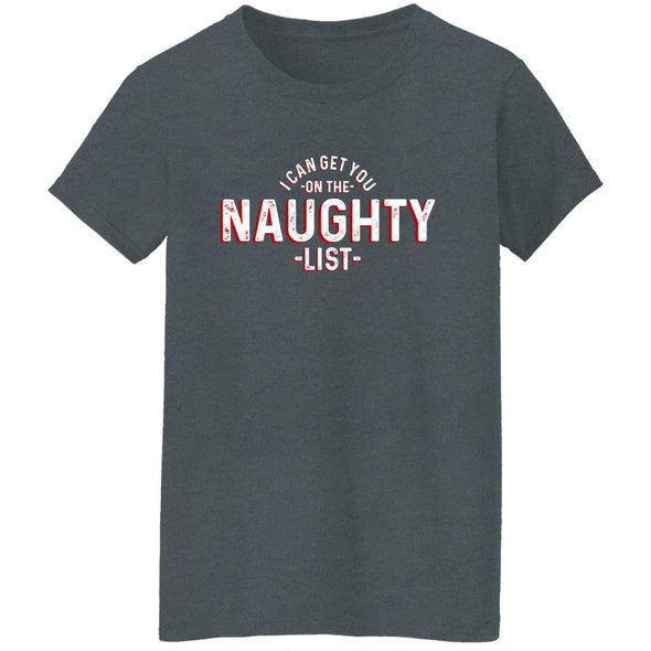 Naughty List Ladies Cotton Tee