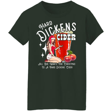 Dickens Cider Christmas Ladies Cotton Tee