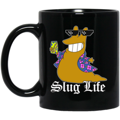 Slug Life Black Mug 11oz (2-sided)