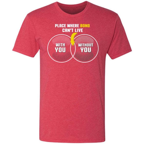 With or Without You Premium Triblend Tee