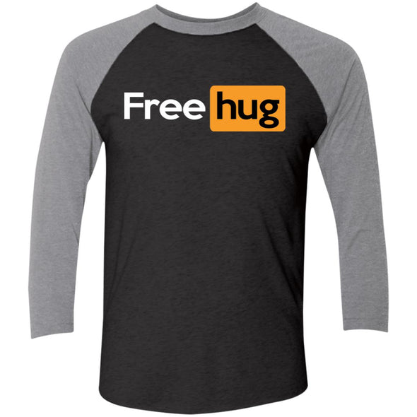Free Hug Raglan 3/4 Sleeve