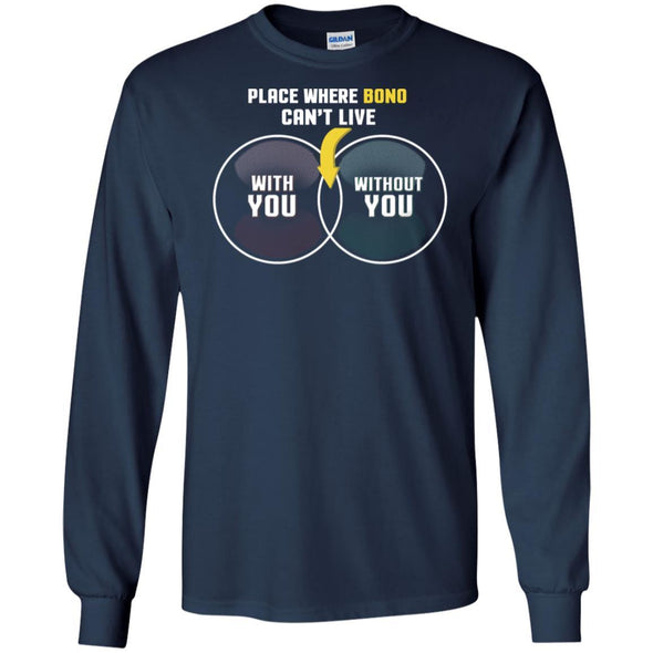 With or Without You  Heavy Long Sleeve