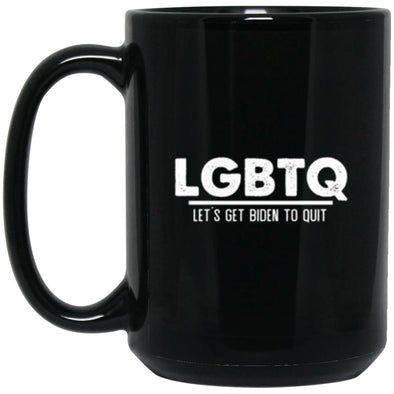 LGBTQ Black Mug 15oz (2-sided)