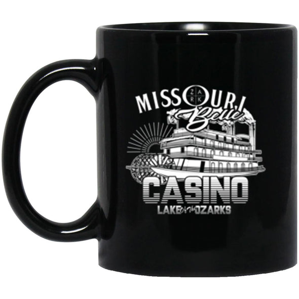 Missouri Belle Casino Black Mug 11oz (2-sided)