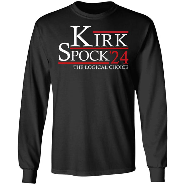 Kirk Spock 24 Heavy Long Sleeve
