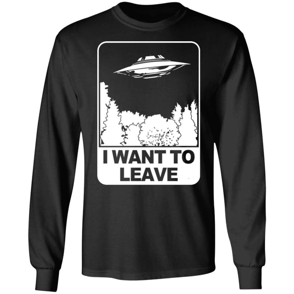 I Want To Leave Heavy Long Sleeve