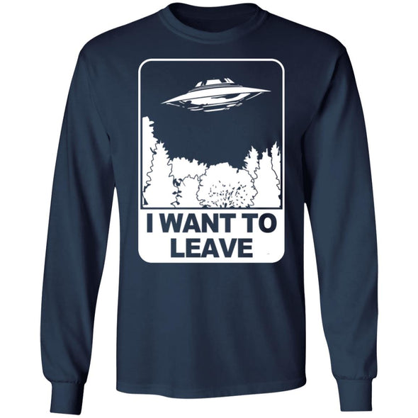 I Want To Leave Heavy Long Sleeve