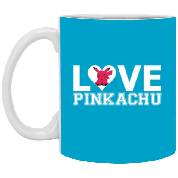 Pinkachu White Mug 11oz (2-sided)
