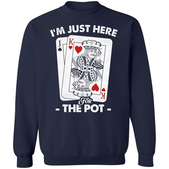 Here For The Pot Crewneck Sweatshirt