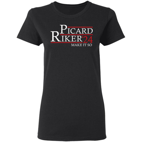 Picard Riker 24 Ladies Cotton Tee