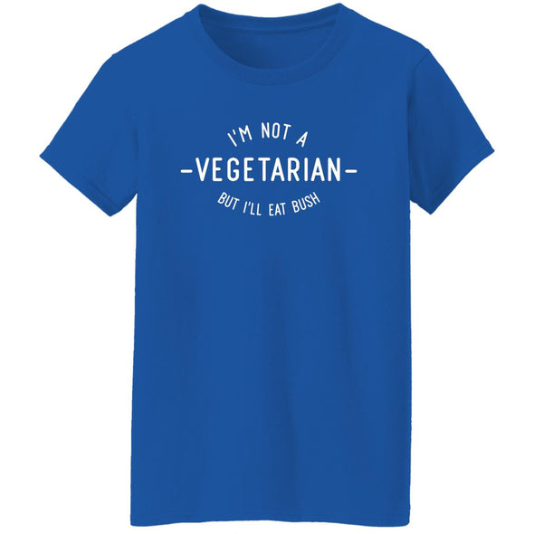 Not a Vegetarian Ladies Cotton Tee