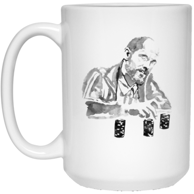 Teddy KGB Art White Mug 15oz (2-sided)