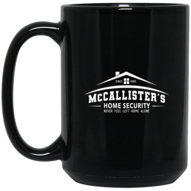 McCallister's Home Security Black Mug 15oz (2-sided)