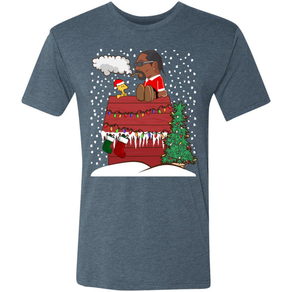 Snoopy Dogg Christmas Premium Triblend Tee