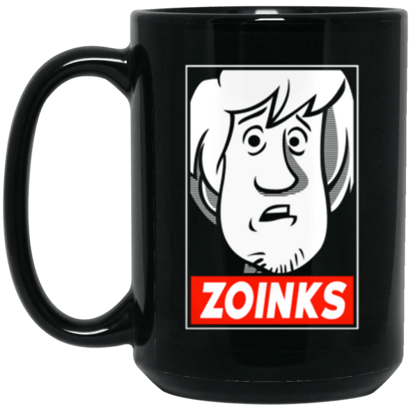 Zoinks Black Mug 15oz (2-sided)