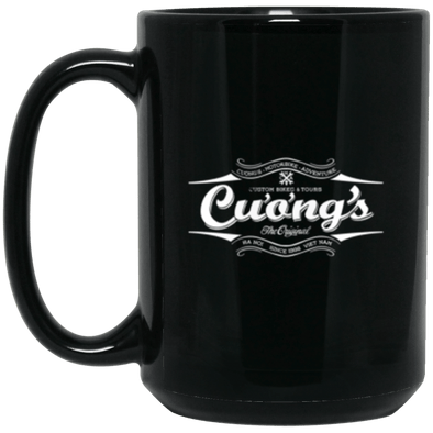 Cuongs Black Mug 15oz (2-sided)