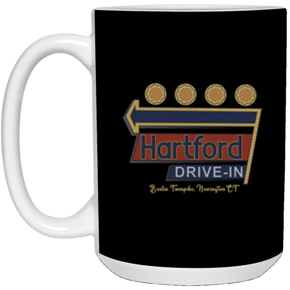 Hartford Drive In White Mug 15oz (2-sided)