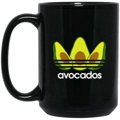 Avocados Black Mug 15oz (2-sided)