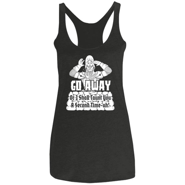 French Knight Taunt Ladies Racerback Tank
