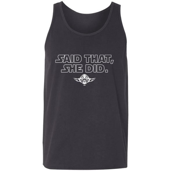 What She Said Yoda Tank Top