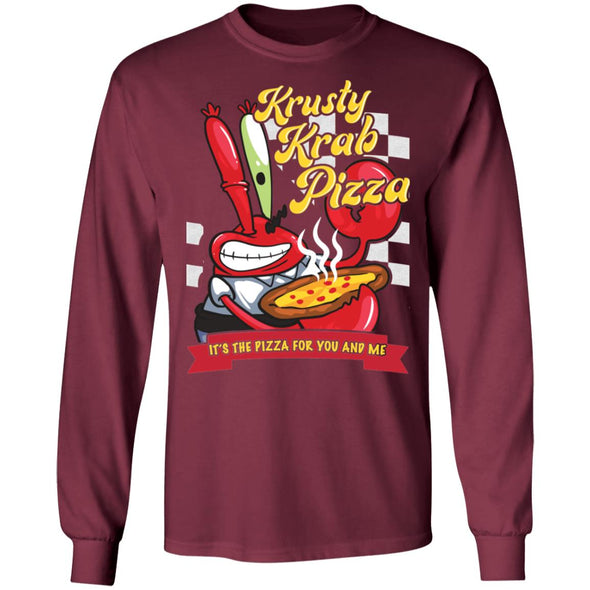 Krusty Krab Pizza Heavy Long Sleeve