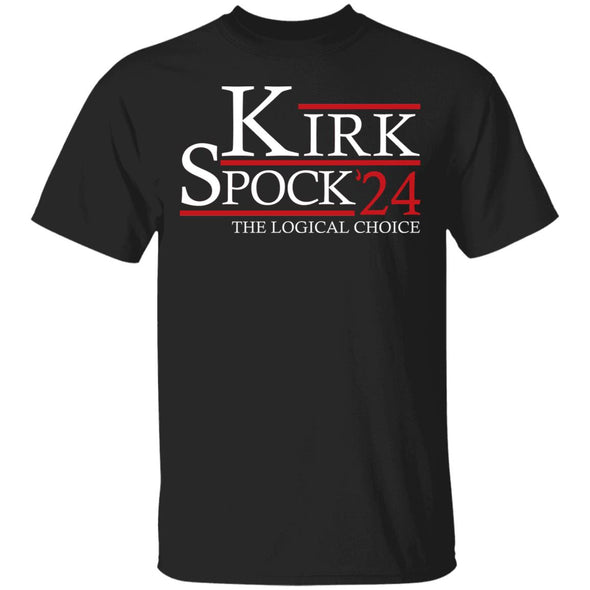 Kirk Spock 24 Cotton Tee
