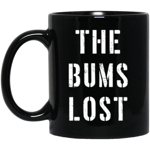 The Bums Lost Black Mug 11oz (2-sided)