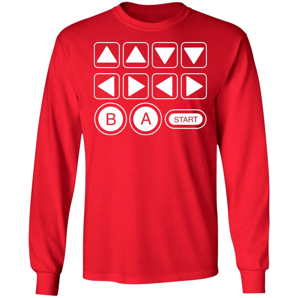 The Konami Code Heavy Long Sleeve