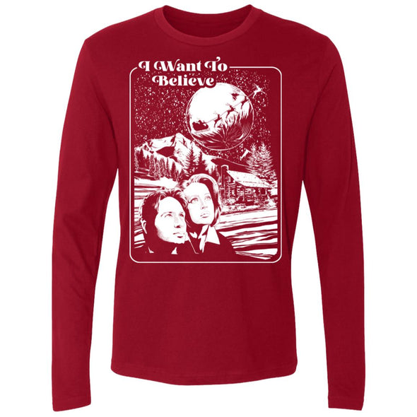 I Want To Believe Premium Long Sleeve
