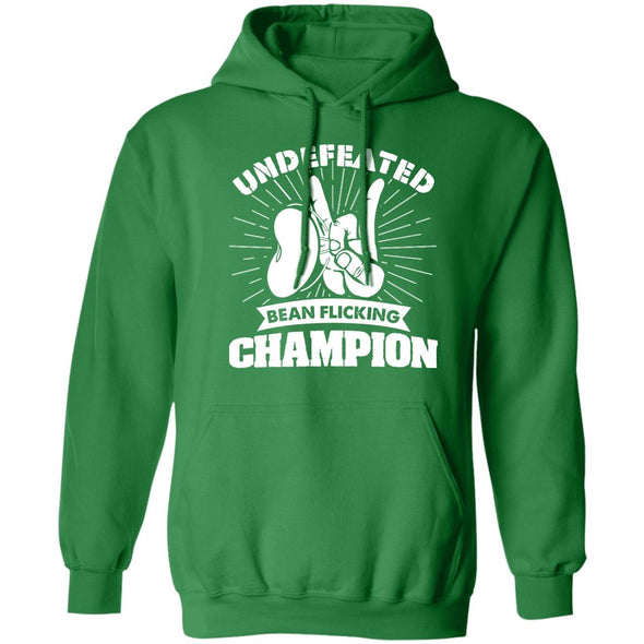 Undefeated Bean Flicking Champ Hoodie